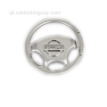Anéis de teclas de logotipo de metal de vendas a quente anéis